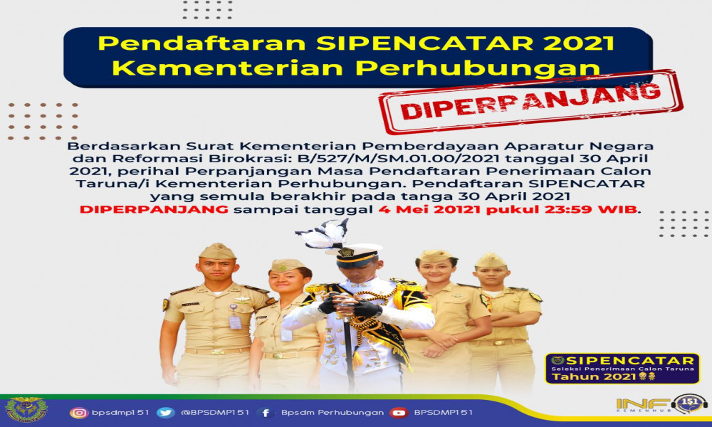 BUKA PELUANG MENJADI ASN, SEKOLAH KEDINASAN KEMENHUB PERPANJANG WAKTU PENDAFTARAN