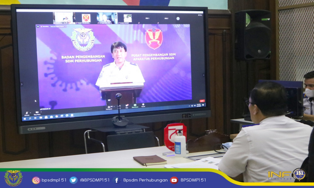 MELALUI WEBINAR, BPSDM PERHUBUNGAN AJAK PARA PEGAWAI DAN TARUNA UNTUK TINGKATKAN WASPADA PENYEBARAN COVID-19