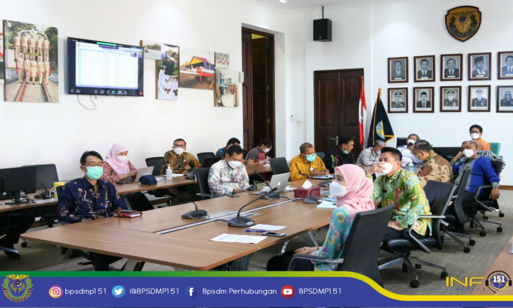 PASTIKAN KELANCARAN TAHAPAN SIPENCATAR, BPSDMP GELAR RAPAT KOORDINASI INTERNAL