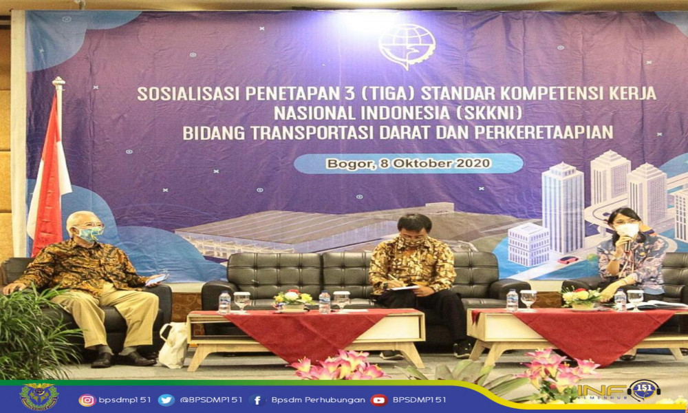 SEKRETARIS BPSDM PERHUBUNGAN: DENGAN DITETAPKANNYA 3 SKKNI BIDANG TRANSPORTASI DARAT DAN PERKERETAAPIAN, KITA KEMBANGKAN SDM TRANSPORTASI MELALUI KURIKULUM DAN PELATIHAN GUNA PENINGKATAN KUALITAS SDM